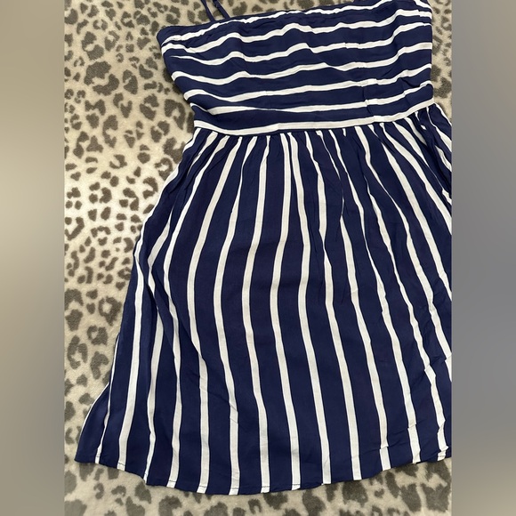 Abercrombie & Fitch Stripe Mini Dress in Blue Size 4 women’s - Picture 5 of 17